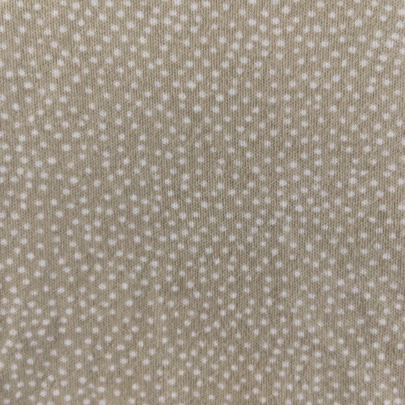 Charter Club Tan Pima Cotton Dot Print Top MP - Picture 4 of 7